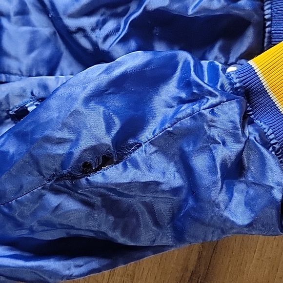 Authentic Vintage 1980's Feldco MLB Milwaukee Brewers Satin Jacket Sz Large - Picture 4 of 7